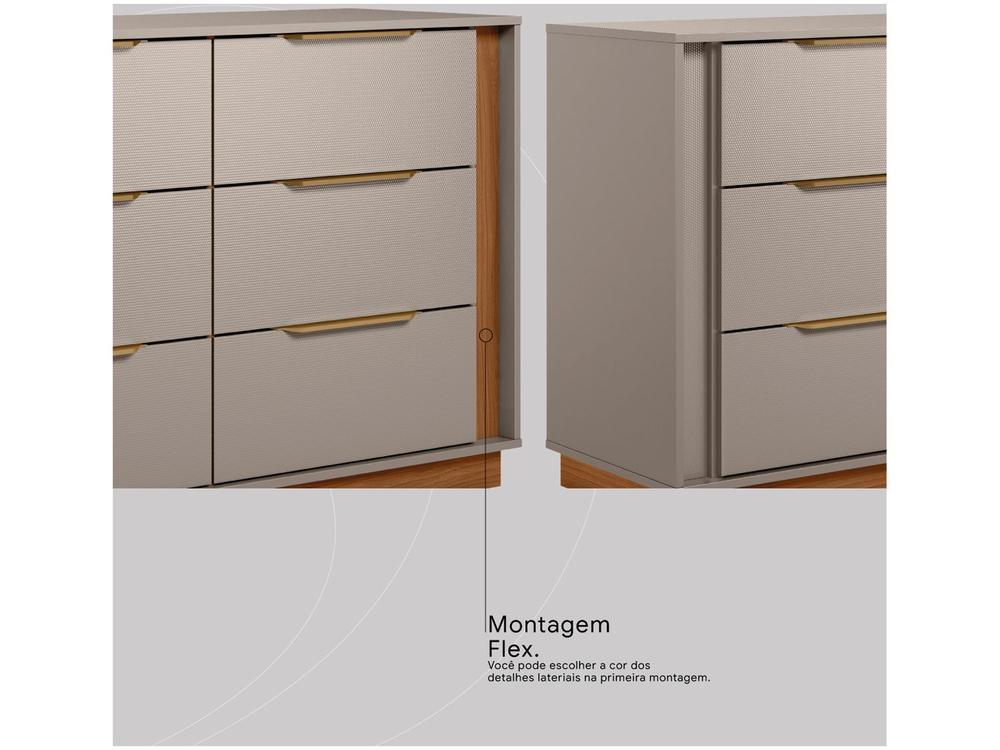 Cômoda 6 Gavetas Demóbile Giardino - 9