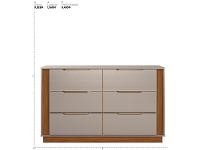 Cômoda 6 Gavetas Demóbile Giardino - 2