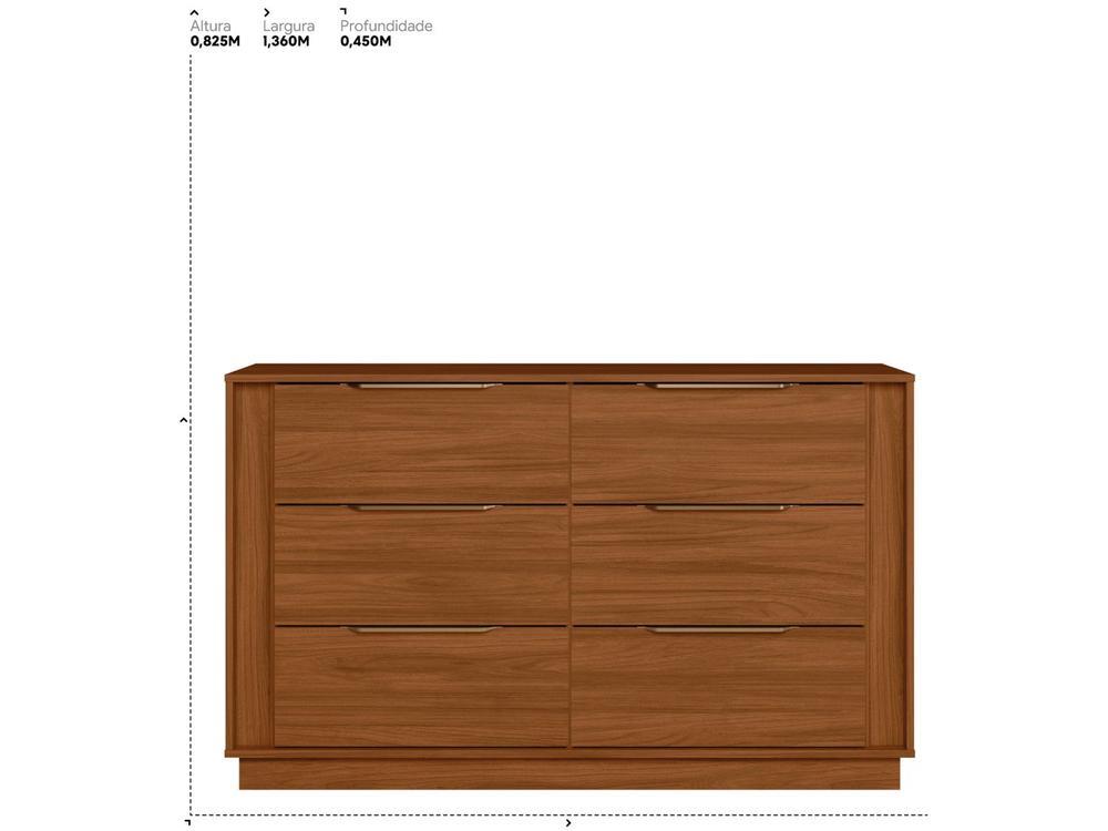 Cômoda 6 Gavetas Demóbile Giardino - 2