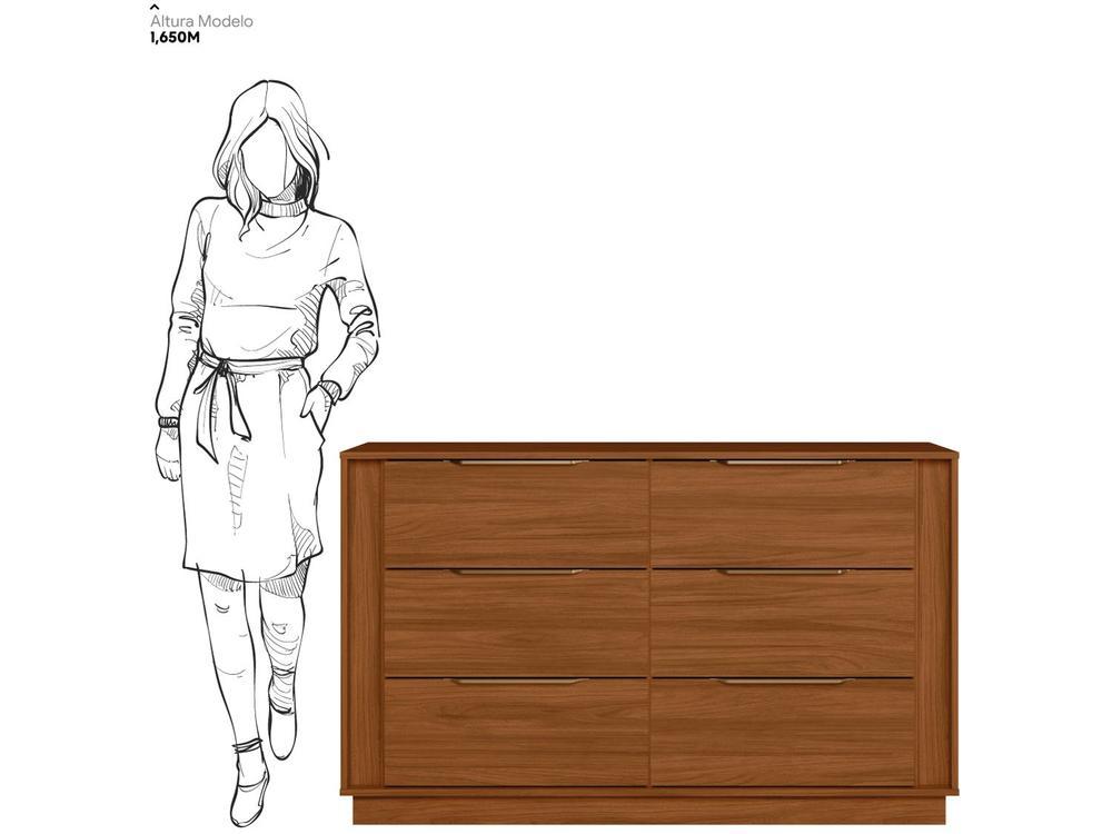 Cômoda 6 Gavetas Demóbile Giardino - 3