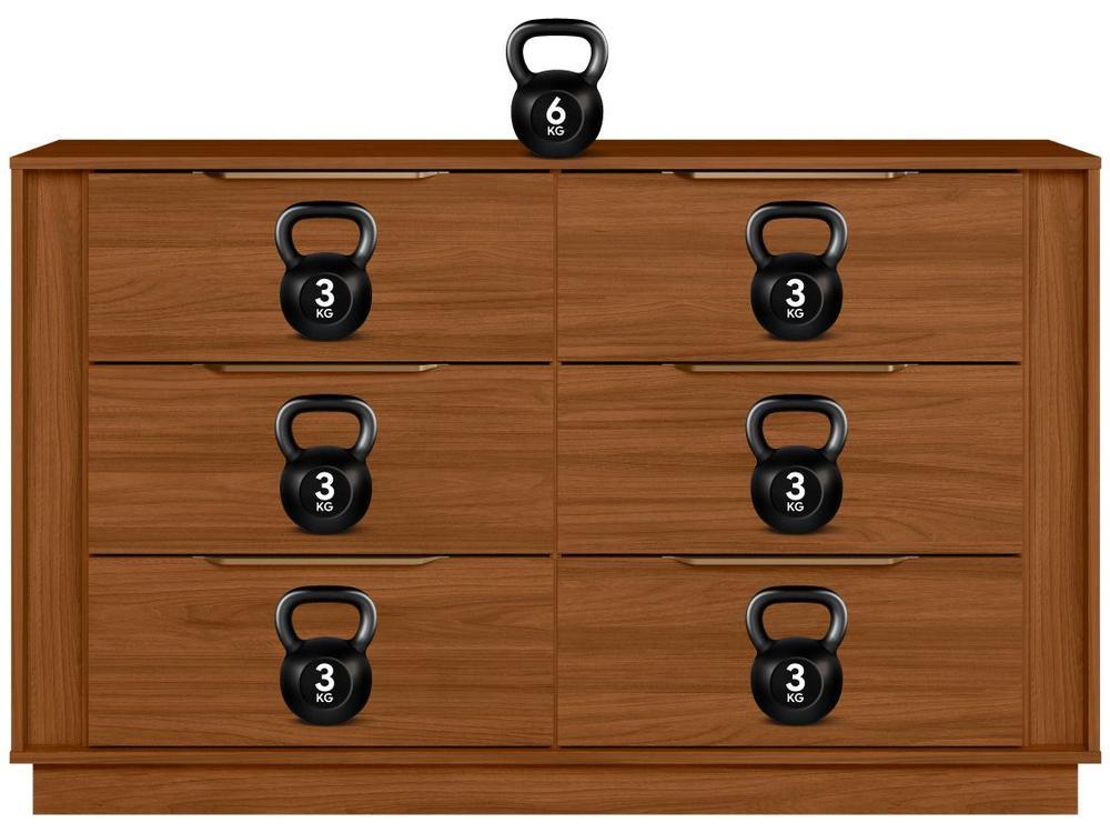 Cômoda 6 Gavetas Demóbile Giardino - 4