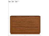 Cômoda 6 Gavetas Demóbile Giardino - 2