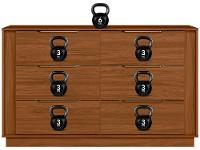 Cômoda 6 Gavetas Demóbile Giardino