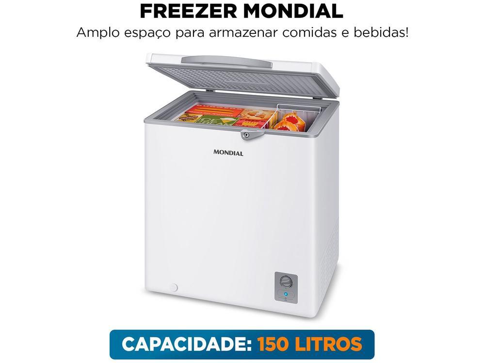 Freezer Horizontal Mondial 150L FHZ-01-W150 73111-01 - 2