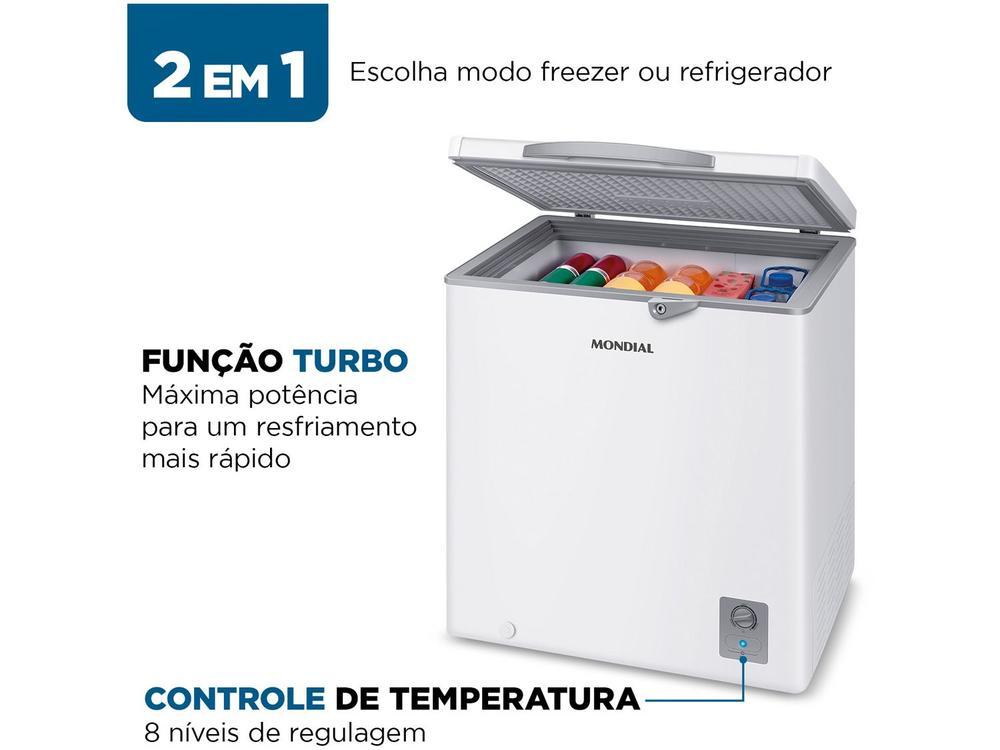 Freezer Horizontal Mondial 150L FHZ-01-W150 73111-01 - 3