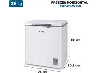 Freezer Horizontal Mondial 150L FHZ-01-W150 73111-01 - 7