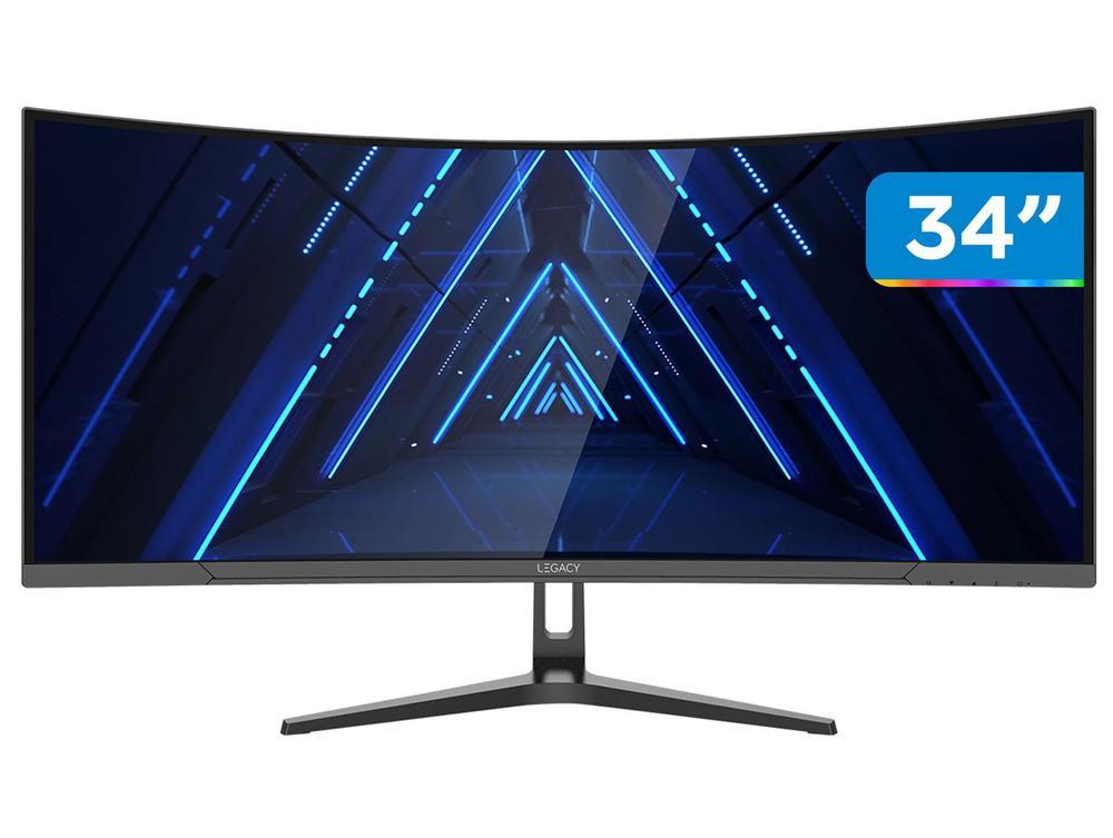 Monitor Gamer Curvo 34" 180Hz 1ms Full HD R1500 Legacy GW34WQ180 2 HDMI 2 DisplayPort Freeysnc G-sync - 1