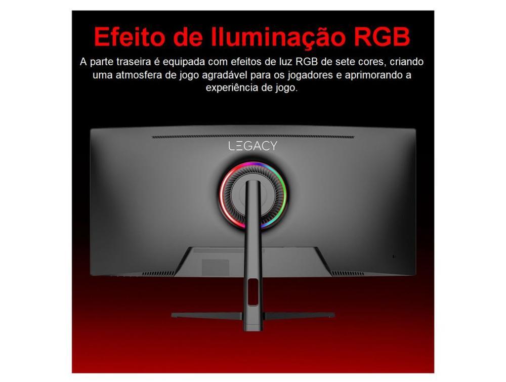 Monitor Gamer Curvo 34" 180Hz 1ms Full HD R1500 Legacy GW34WQ180 2 HDMI 2 DisplayPort Freeysnc G-sync - 5