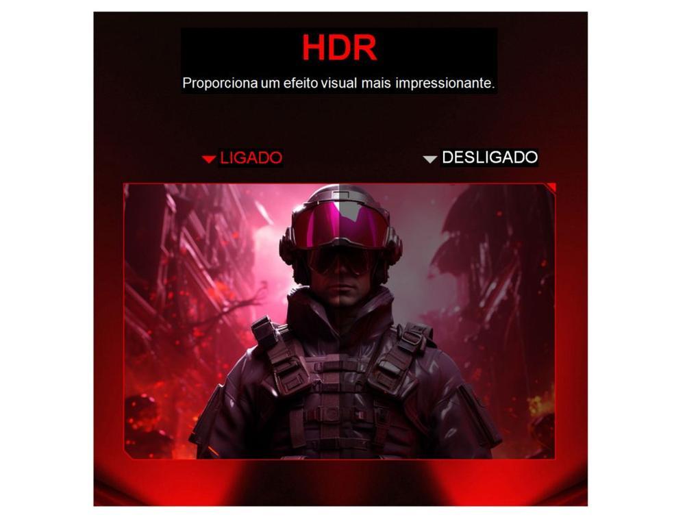 Monitor Gamer Curvo 34" 180Hz 1ms Full HD R1500 Legacy GW34WQ180 2 HDMI 2 DisplayPort Freeysnc G-sync - 6