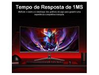 Monitor Gamer Curvo 34" 180Hz 1ms Full HD R1500 Legacy GW34WQ180 2 HDMI 2 DisplayPort Freeysnc G-sync