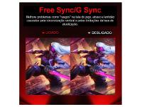 Monitor Gamer 200Hz 1ms Full HD Legacy S25F20 24,5" HDMI DisplayPort FreeSync e G-Sync - 8