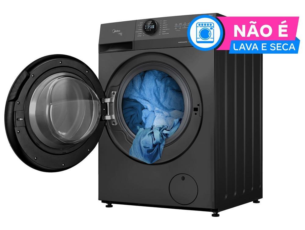 Lavadora de Roupas Midea Slim 13kg HealthGuard Smart Inverter Água Fria e Quente Titanium MF200W130WB/GK-01 - 2