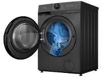 Lavadora de Roupas Midea Slim 13kg HealthGuard Smart Inverter Água Fria e Quente Titanium MF200W130WB/GK-01