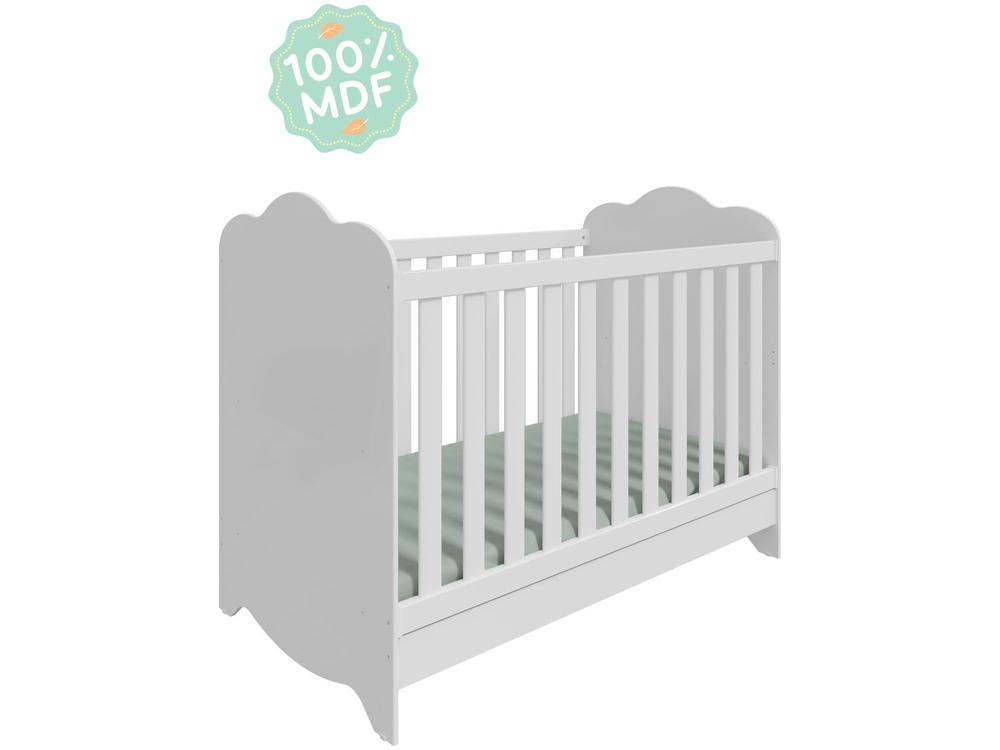 Berço Mini Cama Branco Moveis Peroba Harmonia - 6