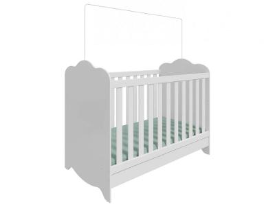 Berço Mini Cama Branco Moveis Peroba Harmonia