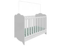Berço Mini Cama Branco Moveis Peroba Harmonia - 1