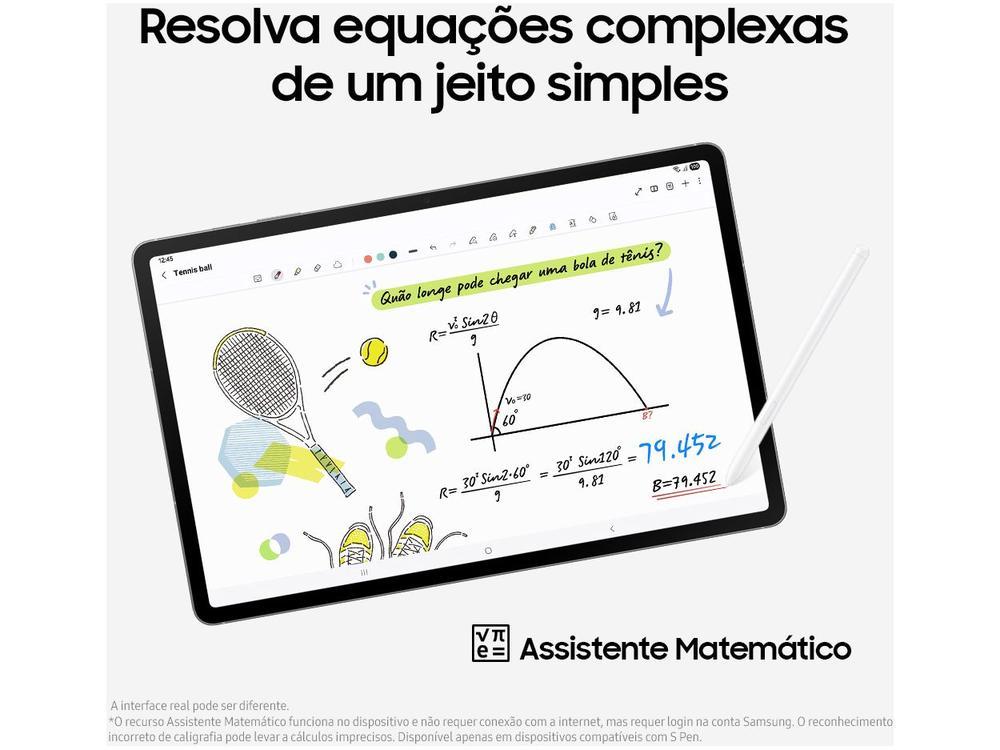 Tablet Samsung Galaxy Tab S10 FE com Capa e Caneta S Pen 8GB RAM 128GB 10,9" Android 15 Exynos 1580 Wi-Fi - 5
