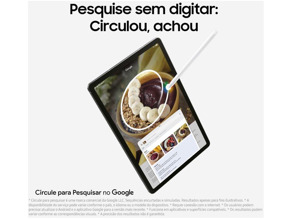 Tablet Samsung Galaxy Tab S10 FE com Capa e Caneta S Pen 8GB RAM 128GB 10,9" Android 15 Exynos 1580 Wi-Fi - 7