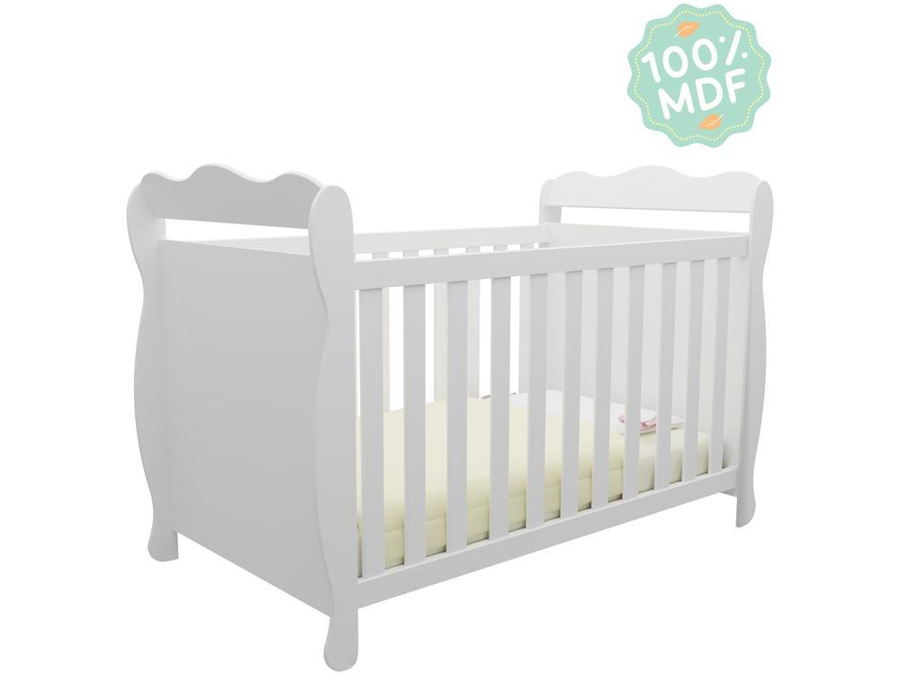 Berço Mini Cama Branco Moveis Peroba Ninho - 8