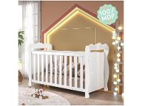 Berço Mini Cama Branco Moveis Peroba Ninho - 3