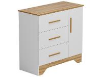 Cômoda Infantil 3 Gavetas Moveis Peroba Magia - 1