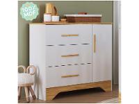 Cômoda Infantil 3 Gavetas Moveis Peroba Magia