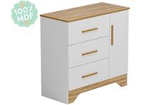 Cômoda Infantil 3 Gavetas Moveis Peroba Magia - 9