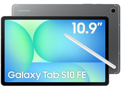 Tablet Samsung Galaxy Tab S10 FE com Capa e Caneta  S Pen 8GB RAM 128GB 10,9" Android 15 Exynos 1580 Wi-Fi
