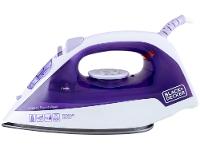 Ferro de Passar Roupa a Vapor e a Seco Black+Decker FX1050 Branco e Roxo - 9
