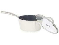 Jogo de Panelas Neuhaus Revestimento Cerâmico de Alumínio Forjado Off White Fundo Triplo 8 Peças Ceramic Prime - 7