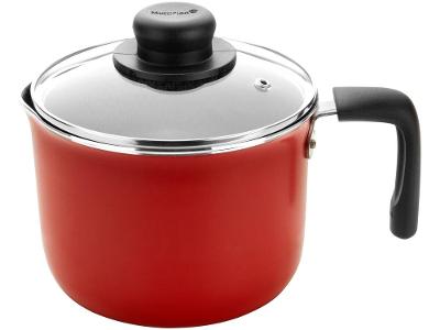 Leiteira Multiflon de Alumínio com Tampa Antiaderente 1,6L 14cm Gourmet