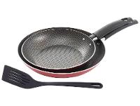 Frigideira Antiaderente Multiflon de Alumínio Gourmet Vermelho 18cm e 22cm - 1