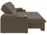 Sofá 2 Lugares Retrátil Reclinável Veludo Stanley Besthouse - 6