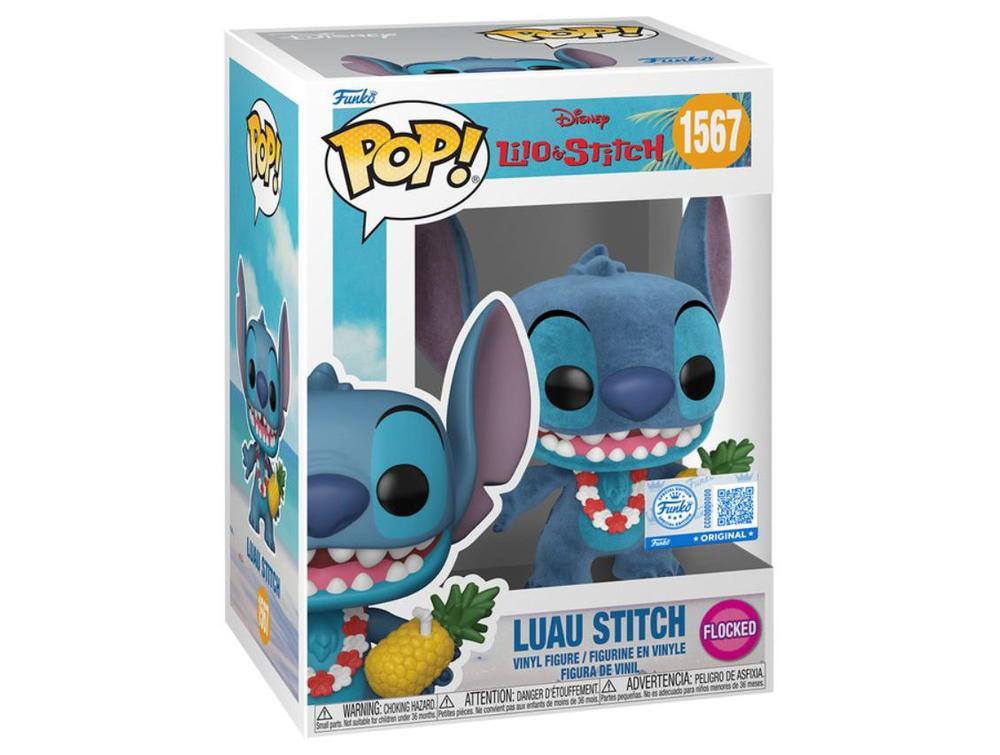 Funko Pop Luau Stitch Flocked - 3