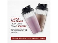 Liquidificador Mondial Personal Blender DG-01 2 Velocidades 300W Preto e Prata - 5