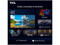 Smart TV 65" TCL 4K UHD QLED 65P7K Google TV AiPQ Google Assistente 3 HDMI 1 USB - 5