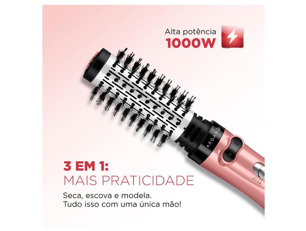 Escova Rotativa Mondial Golden Rose ER-12-GR 1000W Cerâmica com Argan - 2