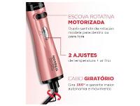 Escova Rotativa Mondial Golden Rose ER-12-GR 1000W Cerâmica com Argan