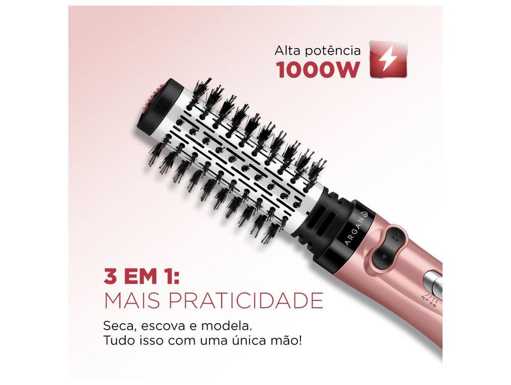 Escova Rotativa Mondial Golden Rose ER-12-GR 1000W Cerâmica com Argan - 2