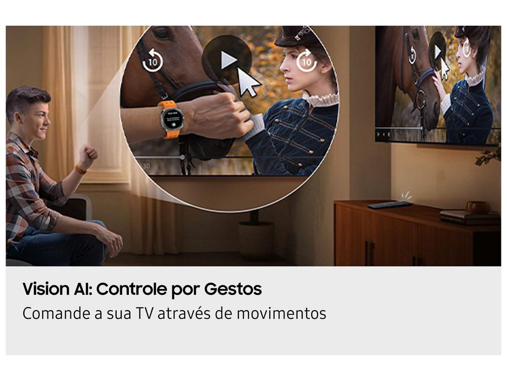 Smart TV 55" Samsung Ultra 4K QLED QN55Q7FAAGXZD Tizen Q4 AI 3 HDMI - 4