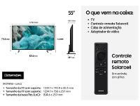 Smart TV 55" Samsung Ultra 4K QLED QN55Q7FAAGXZD Tizen Q4 AI 3 HDMI - 7