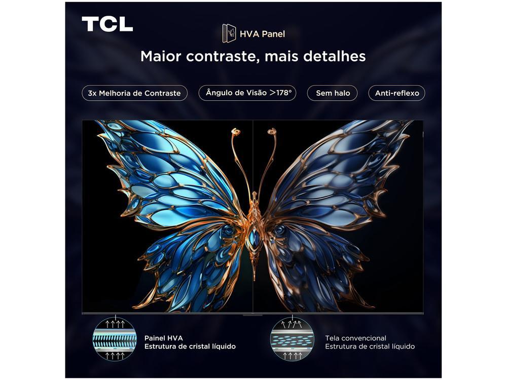 Smart TV 85" TCL 4K UHD QLED 85P7K Google TV AiPQ Google Assistente 3 HDMI 1 USB - 8