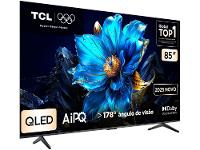Smart TV 85" TCL 4K UHD QLED 85P7K Google TV AiPQ Google Assistente 3 HDMI 1 USB - 3