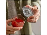 Porta-Mantimentos de Plástico Hermético Retangular 150ml Ou Block - 5