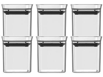 Porta-Mantimentos de Plástico Hermético Retangular 150ml Ou Block