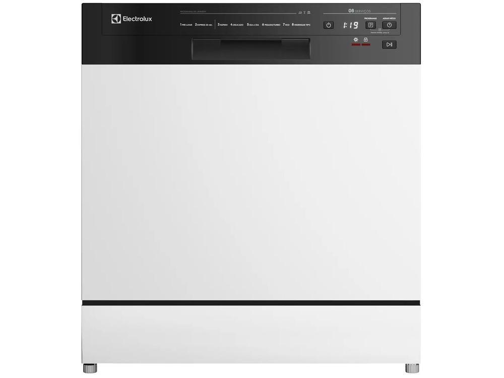 Lava-louças Electrolux 8 Serviços com Função Higienizar LB08E Branco - 1