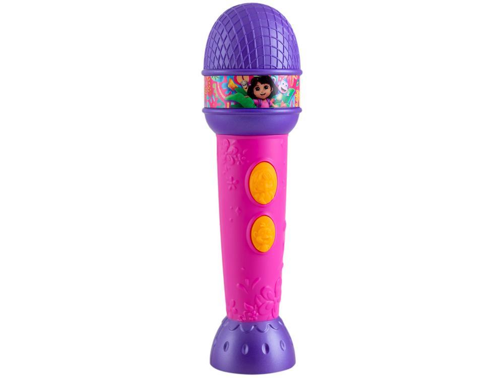Microfone Infantil Emite Sons Dora Aventureira - 1