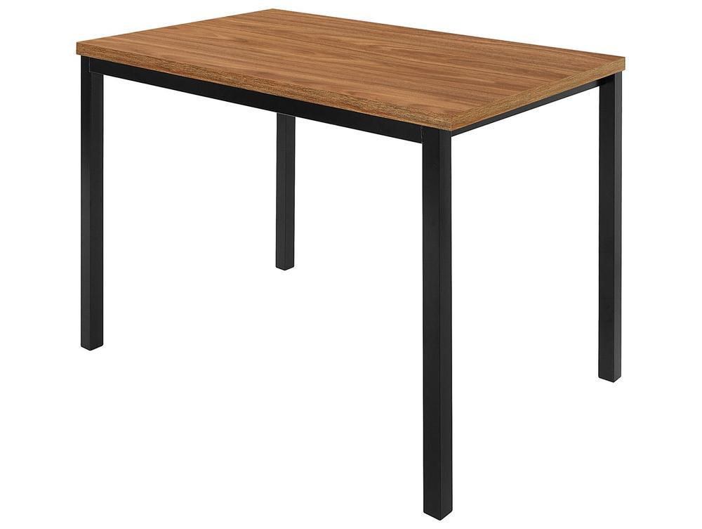 Mesa de Jantar 4 Cadeiras Retangular Freijó e Caramelo Ciplafe Jade - 5