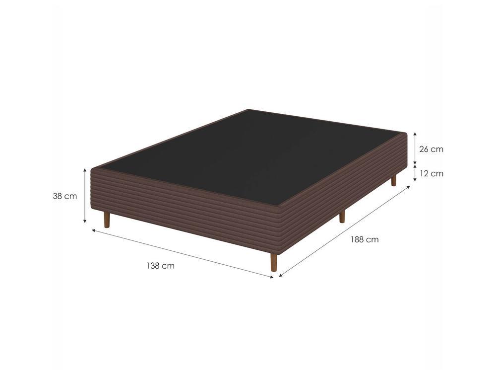Base Cama Box Casal Umaflex 26x138x188cm Harmony Plus - 4