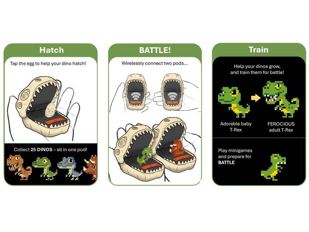 Bichinho Virtual Jurassic World Bitzee Emite Som - 3